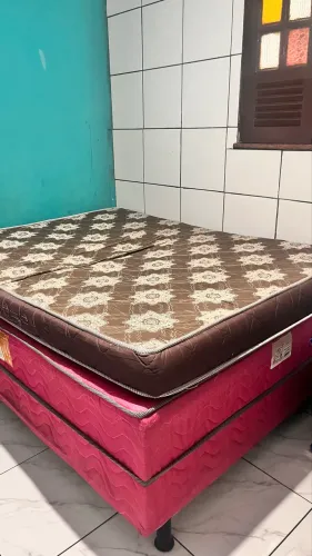 Colchão + cama box casal 