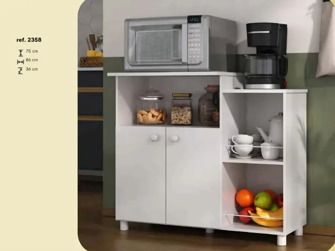 Fruteira para micro-ondas e bebedouro