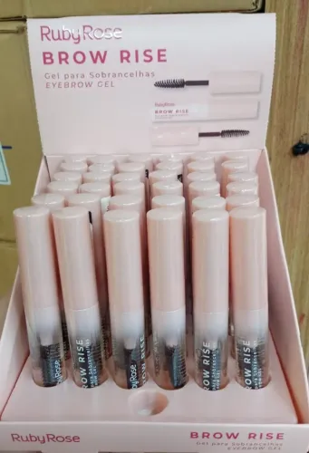 kit 2 Gel de sobrancelha Brown Rise Ruby Rose linha rosa