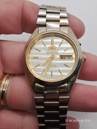 Relogio Orient automático dourado