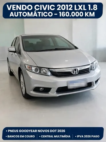 Honda Civic Sed. Lxl/ LXL SE 1.8 Flex 16V Aut. 2012