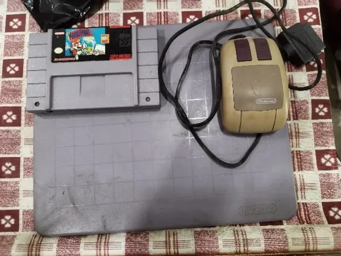 Mario Paint + Mouse + Mouse Pad 