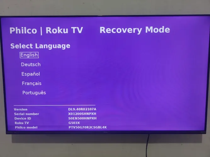 Smart TV Philco X ROKU - 50": Leia a descrição!