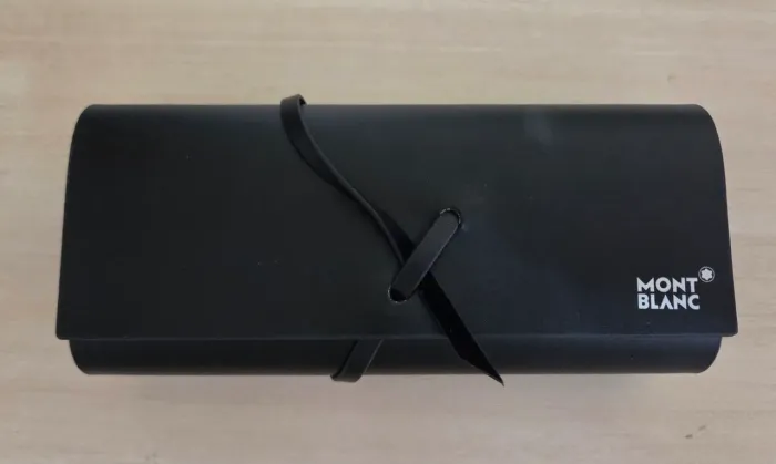 Estojo de Óculos Montblanc Couro Preto