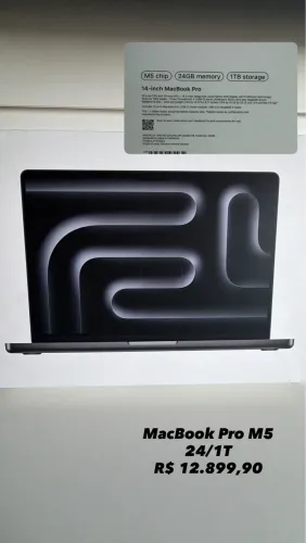 MACBOOK PRO M5 24/1T (lacrado com nota fiscal)
