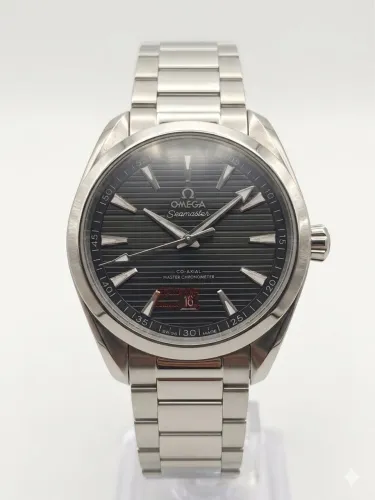 Relógio Omega Seamaster Aqua Terra Automático Open Heart Safira