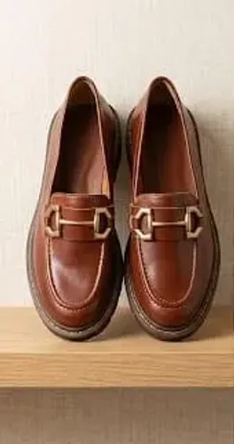 Mocassim feminino clássico, sola ratorada, caramelo. Marca sonho dos pés, n35, Novo