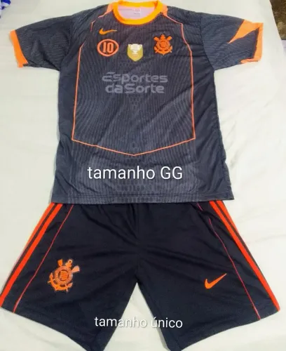 Kit de times camiseta e bermuda 