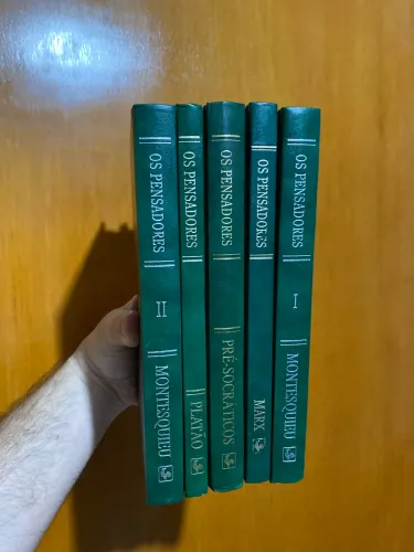 Coleção Os Pensadores - Marx, Platão, Montesquieu e Pré-Socráticos | Capa Dura