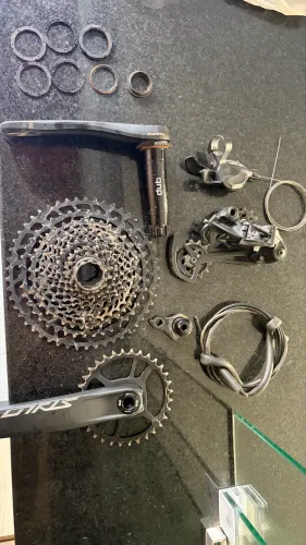 Vende-se Kit Transmissão SRAM NX Eagle 12v Completo - Usado