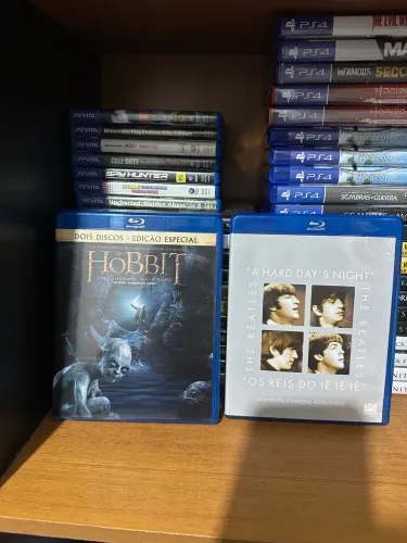2 dvds o hobbit e beatles
