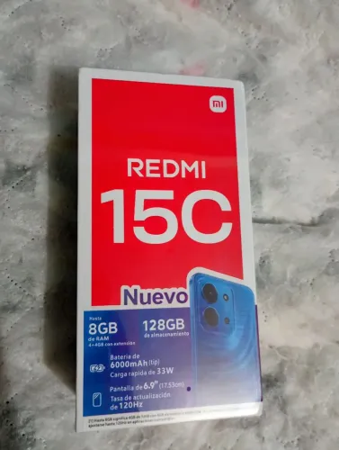 XIAOMI REDMI 15C MIDNIGHT BLACK - 128GB + 8GB RAM
