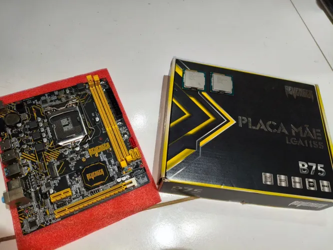 Placa mãe ddr3, e 2 processadores Xeon e Intel