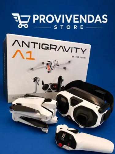 Drone Antigravity A1 8K 360° Sem Uso + Óculos FPV e Controle | Completo e Impecável...