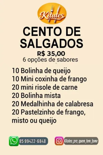 Salgadinhos de festa 