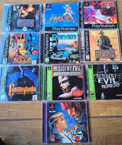 Lote Jogos novos playstation 1 ps1