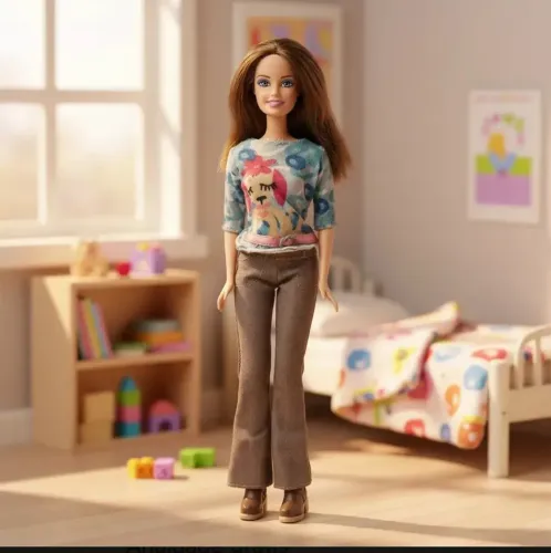 Teresa Barbie Chic 2005 - Boneca Articulada com Roupa