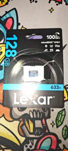 Cartão de memória Lexar 128gb