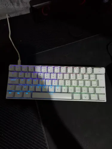 Teclado mecânico husky blizzard SwiftKey vermelho 