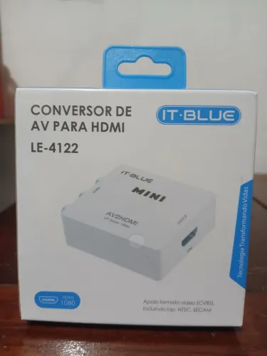 Adaptador para converter entrada AV para HDMI  / OFERTA IMPERDÍVEL 