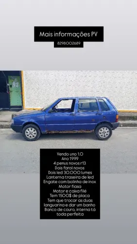 Fiat Uno Mille/ Mille EX/ Smart 4P 1999