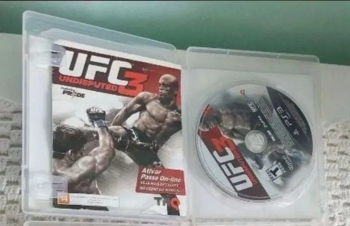 JOGO UFC UNDISPUTED PS3 CLASSICO O MELHOR