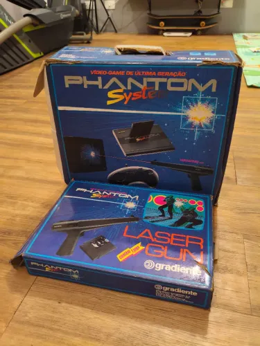 Phantom System com Laser Gun tudo na caixa e com manual 