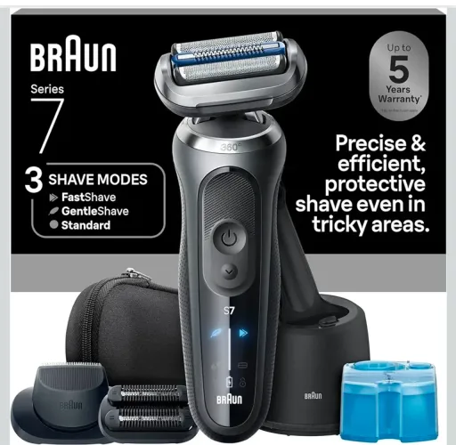 Barbeador Braun Series 7 + kit limpeza