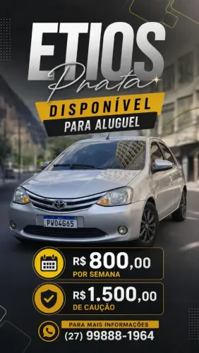 Alugo carro para aplicativo. 