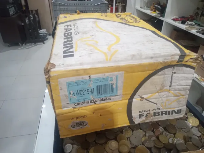 ? Molas Dianteiras Volkswagen (1984 a 1997)<br>? Marca: Fabrini<br>? Peça usada - original