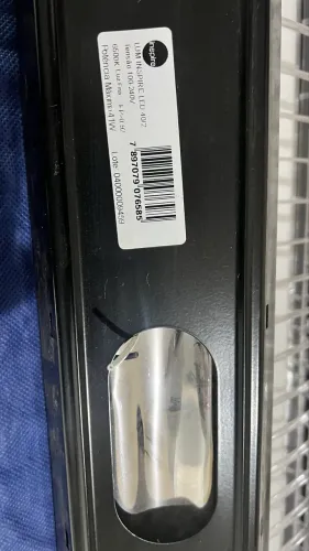 4 Luminárias de Teto Led 40/2 6500k/40W Luz Fria com 1,30m 