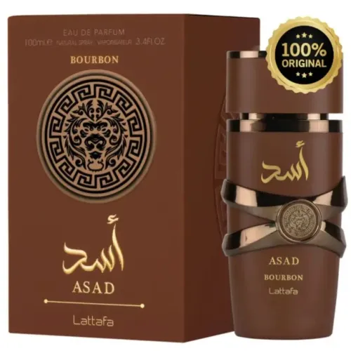 Perfume Árabe Asad Bourbon Lattafa 100ml Masculino