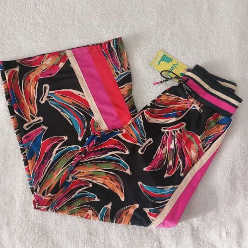 calça feminina farm politricô bex banana artsy