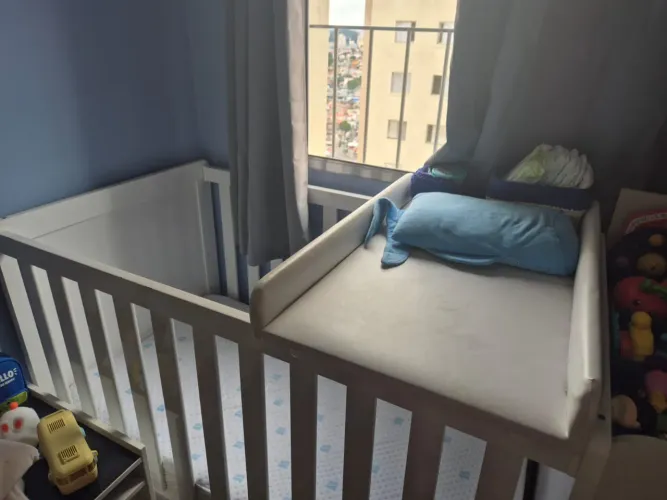 Berço em MDF Branco 