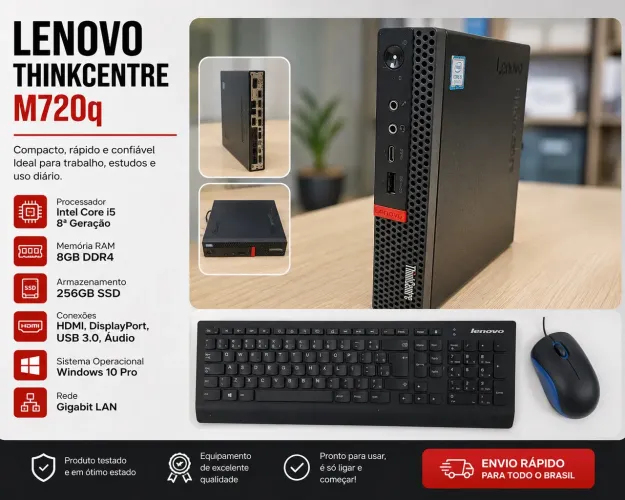 PC Lenovo ThinkCentre M720q Mini | Intel Core i5