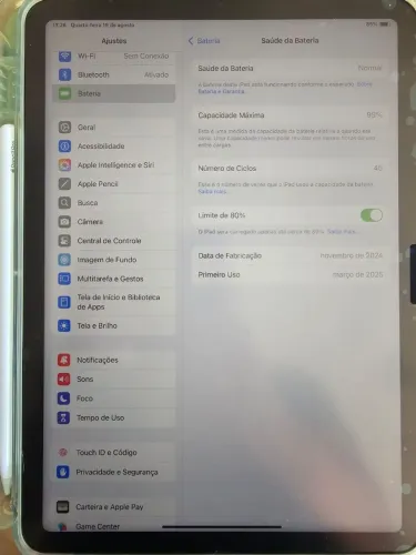 Ipad aAir 11 M2 128GB na caixa