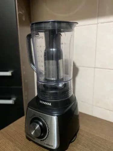 LIQUIDIFICADOR MONDIAL TURBO 1.200w 12 velocidades + pulsar
