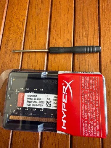 (Novo-lacrado) Memória RAM Kingston HyperX Impact 8GB DDR4 3200MHz Notebook - Nunca Usada