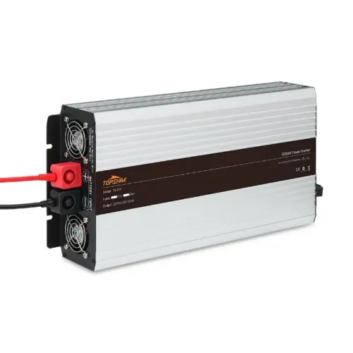 Inversor TopShark  TS-PI1 12v 220v Pico 5000w 2500w 50hz Onda Senoidal Pura