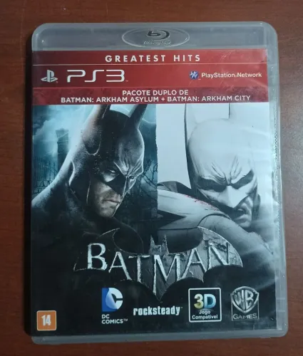 Jogo - Pacote duplo de Batman Arkham - Ps3