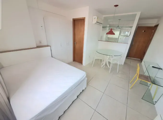 Aluguel Lindo Apt Mobiliado 28m² 1Qt Tipo Studio, Lazer, Localiz top ao lado Shop Recife e