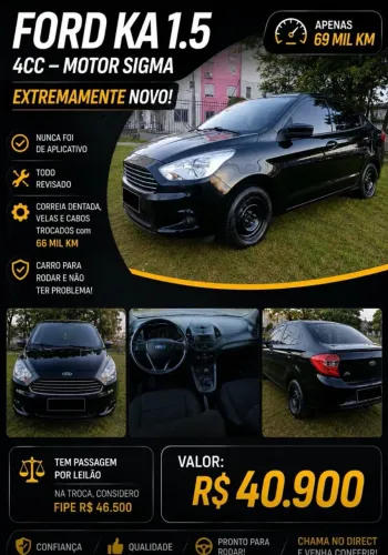 Ford KA+ Sedan 1.5 16V Flex 4P 2018