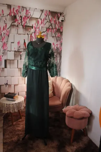 Vestido Verde esmeralda