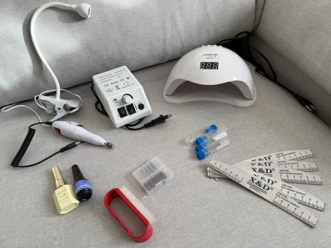 Kit completo alongamento de unhas