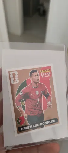 Figurinha Cristiano Ronaldo Extra Sticker Bronze