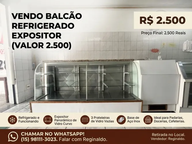 Oportunidade para seu negócio, desapego balcão refrigerado