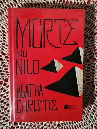 Livro Morte no Nilo - Agatha Christie capa dura (nunca lido, no plástico)