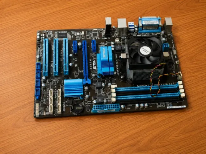 Kit Placa Mãe Asus M5A87 + Proc. Amd Fx-4100 Revisado e Com Manual