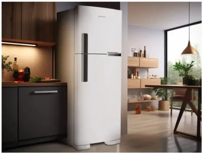 Geladeira Brastemp Frost Free Duplex 375L Branco com Compart. Extrafrio Fresh Zone BRM44HB