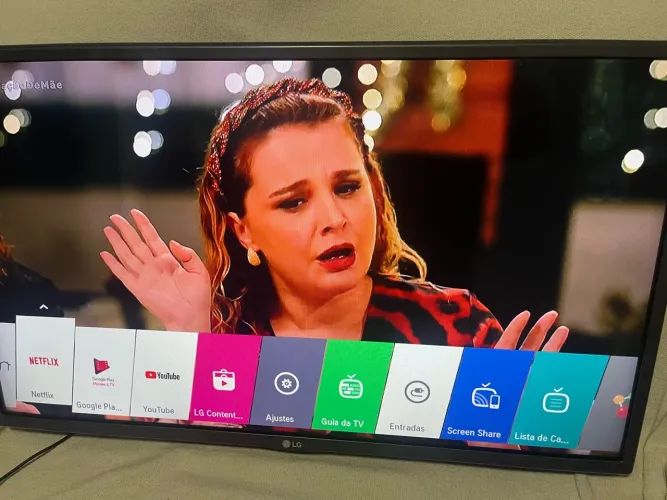 43 Smartv LG Smartv controle pezinhos